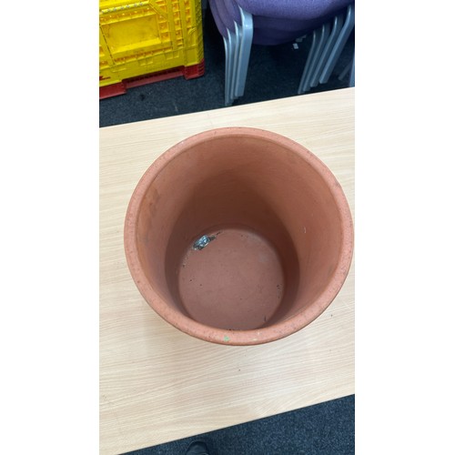 100F - Terracotta plant pot, 15 inches tall, 12 inches diameter