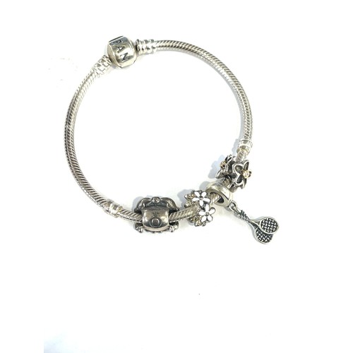 511 - Pandora bracelet and 4 charms