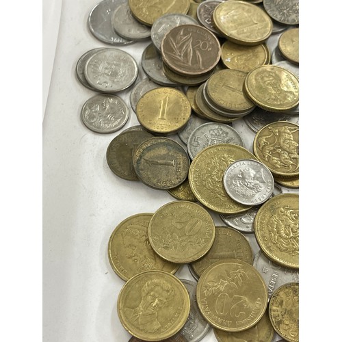 432 - Selection of vintage coins includes dollars etc