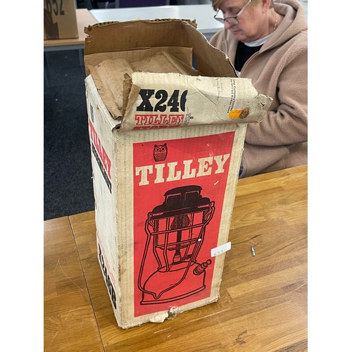 201 - Vintage boxed Tilley X246B lamp