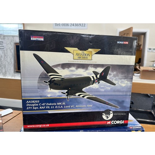 121 - Vintage boxed Corgi The Aviation Douglas C-47 Dakota AA38203