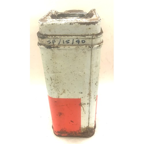 143 - Vintage Gulf Large fuel can height 19.5 inches tall