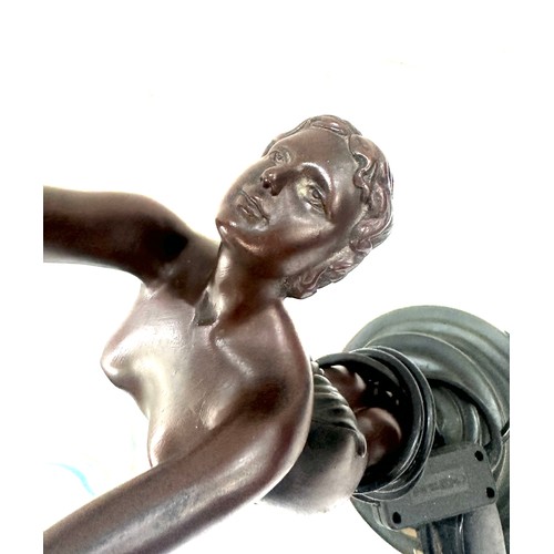 88 - Art Deco style lady lamp 25 inches tall