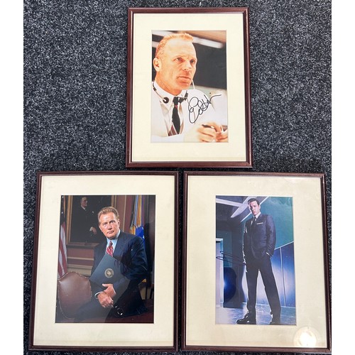 92 - Authentic framed signed autograph by Ed Harris Martin Sheen, Ben Affleck approximate frame measureme... 