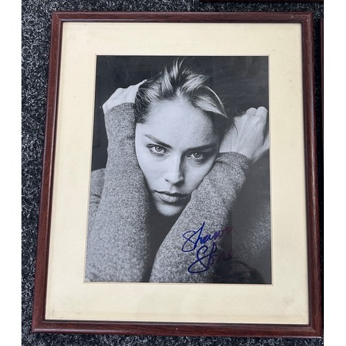 65 - Authentic framed signed autograph by Sharon Stone, Bridget Fonda, Sigourney Weaver approximate frame... 