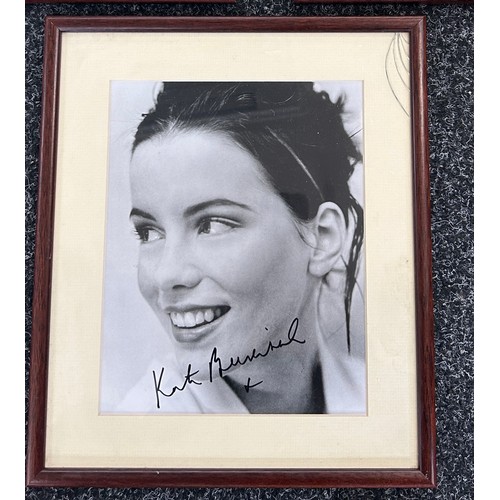 87 - Authentic framed signed autograph by Kate Beckinsale, Uma Thurman, Goldie Hawn, approximate frame me... 