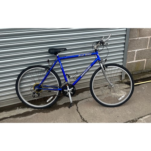 99D - Vintage gents blue spirit mountain bike