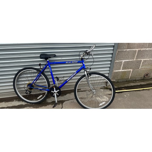 99D - Vintage gents blue spirit mountain bike