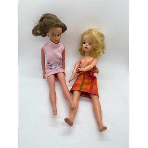 490 - Vintage Sindy doll and 1 other