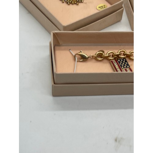 520 - Selection of boxed costume jewellery etc