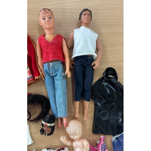 3 - Selection of vintage dolls and accessories