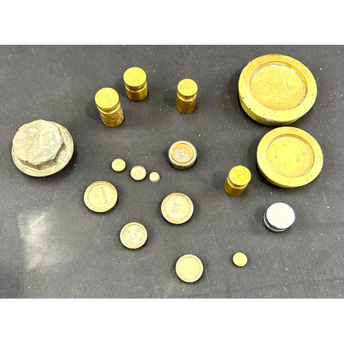 126 - Assortment of brass weights