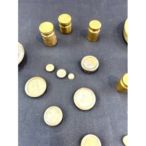 126 - Assortment of brass weights