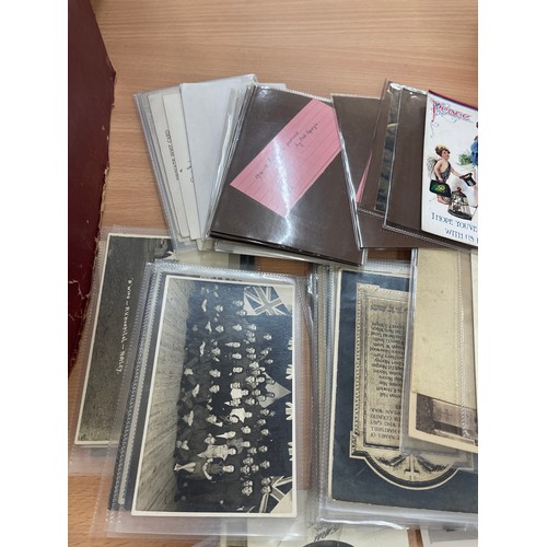 32 - Large selection of vintage and later postcards and photo copies of postcards
