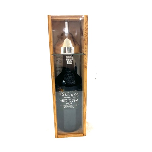 6 - Cased bottle of 1996 Fonseca Porto Guimaraens vintage Port