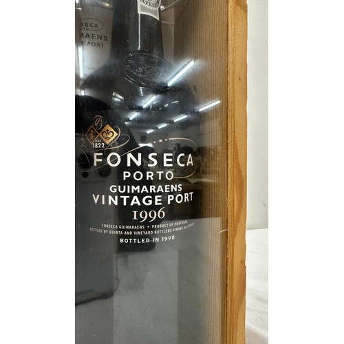 6 - Cased bottle of 1996 Fonseca Porto Guimaraens vintage Port