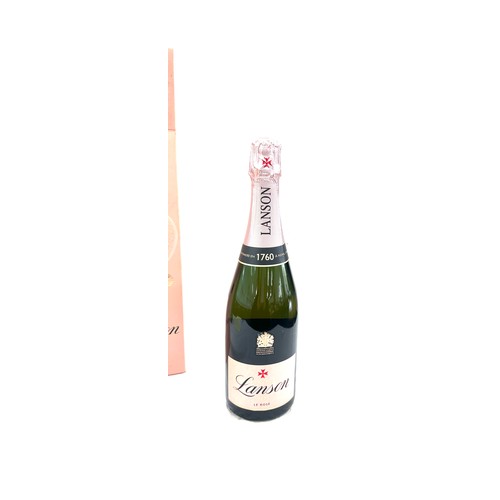 66 - Boxed Lanson Champagne le rose, 750ml , The championships Wimbledon