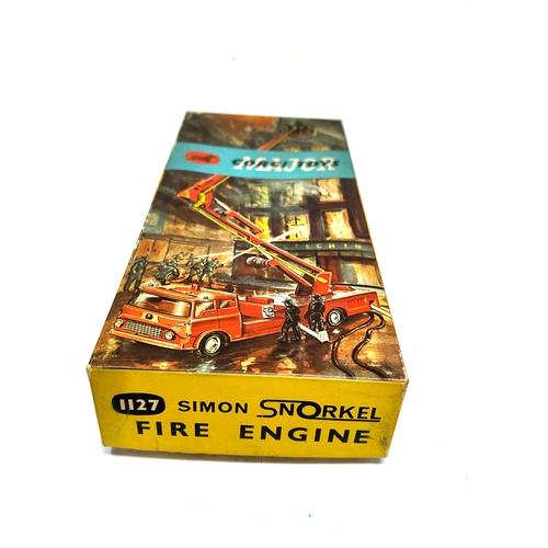 544 - Corgi 1127 Simon Snorkel Fire Engine In Original Box - Near Mint Vintage 1960s