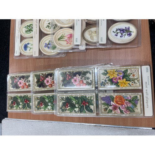 202 - Selection of Marks and Spencer's mini wall plaques, new in boxes