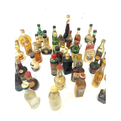 190 - Selection of miniature alcohols to include port, rum, vodka etc