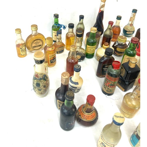 190 - Selection of miniature alcohols to include port, rum, vodka etc