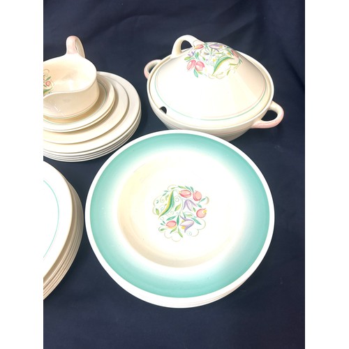 231 - Large selection of part dinner service ' Susie Cooper' to include meat plates, bowls etc - A/F