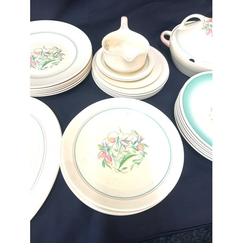 231 - Large selection of part dinner service ' Susie Cooper' to include meat plates, bowls etc - A/F