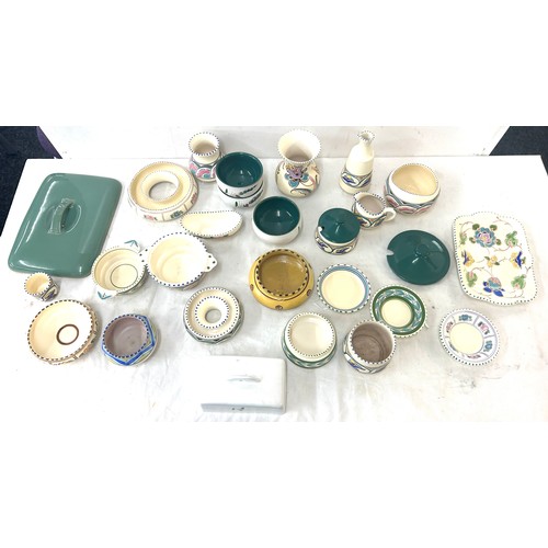 238 - Selection of Devonware items to include bowls, jugs, vases etc