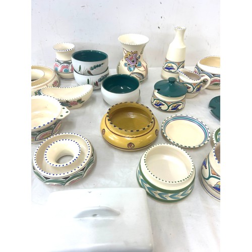 238 - Selection of Devonware items to include bowls, jugs, vases etc