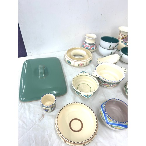 238 - Selection of Devonware items to include bowls, jugs, vases etc