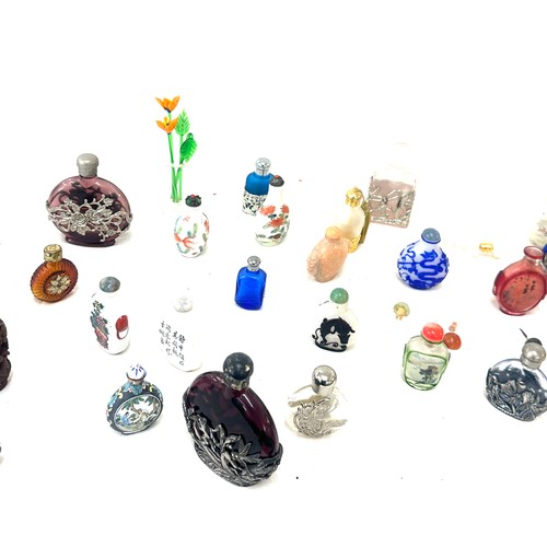 70 - Selection of oriental bottles tallest measures approx 4 inches tall