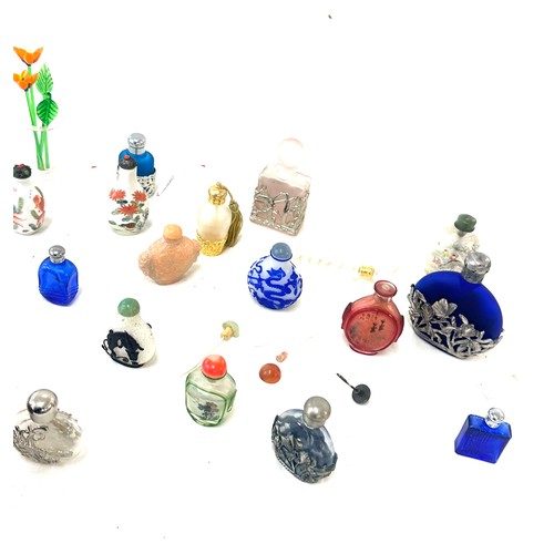 70 - Selection of oriental bottles tallest measures approx 4 inches tall