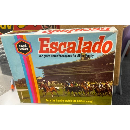 74 - Vintage Chad Valley Escalado horse racing game in original box