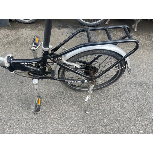 100K - Appollo transition fold up bicycle for caravan or car boot, 7 gears