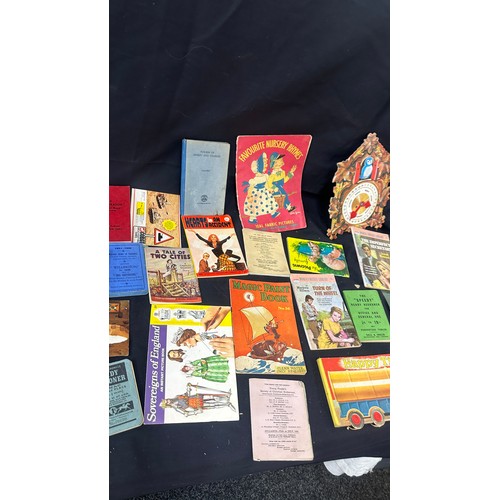 108 - Selection of vintage items ration books, butter stamp books etc