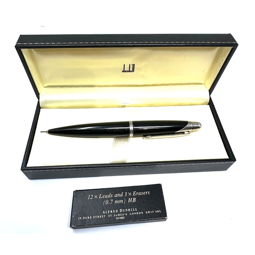 526 - original boxed alfred Dunhill black Blue cased Mechanical Propelling Pencil Boxed with refills