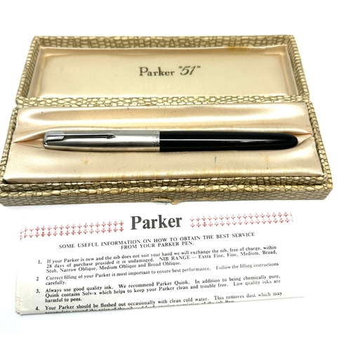 531 - Boxed vintage parker 51 fountain pen