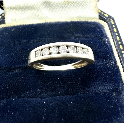 102 - 9ct white gold diamond ring weight 2.1g