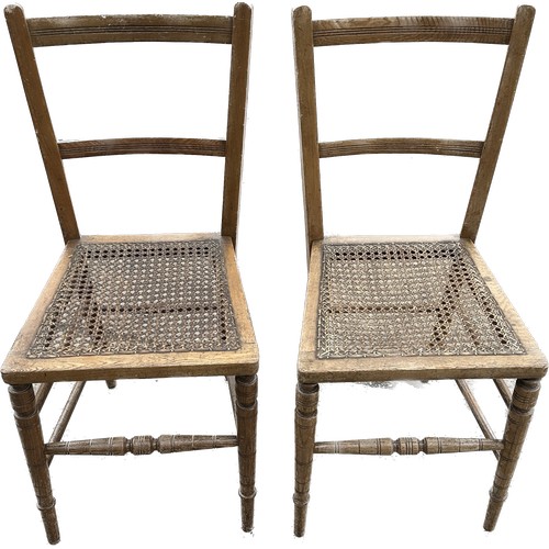 423 - Pair of hall chairs