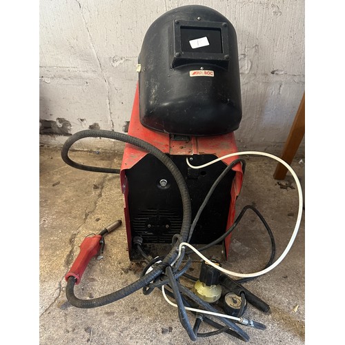 100F - Boc mig master 130_turbo welder with mask and gauges