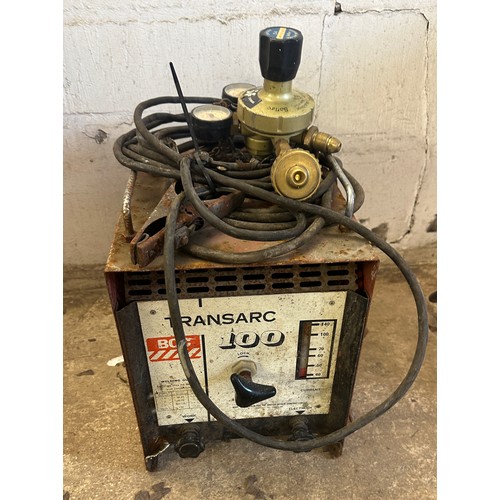 100G - Boc transarc 100 welder with gauges