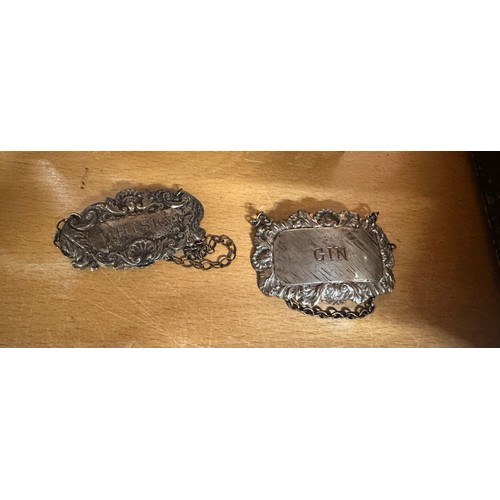 15 - Selection of silver plate includes cutlery and a silver whisky tag etc