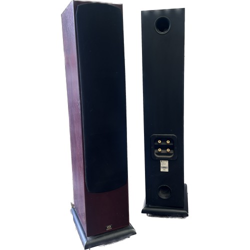 425 - Pair of Monitior audio silver 8 floor standing speakers - working order