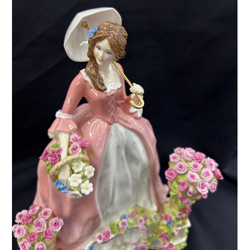 581 - Royal Staffordshire ' Spring Enchantment' limited edition figurine number 144 out of 1250 with COA