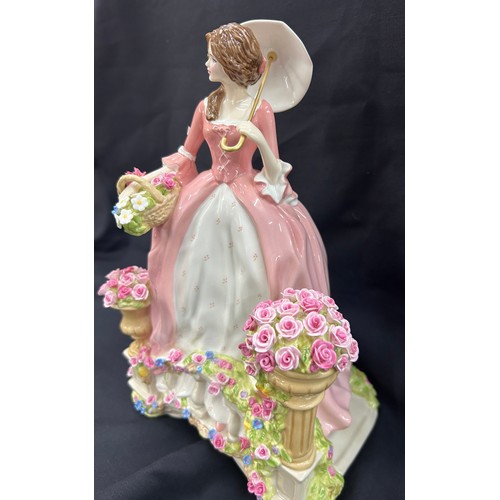 581 - Royal Staffordshire ' Spring Enchantment' limited edition figurine number 144 out of 1250 with COA