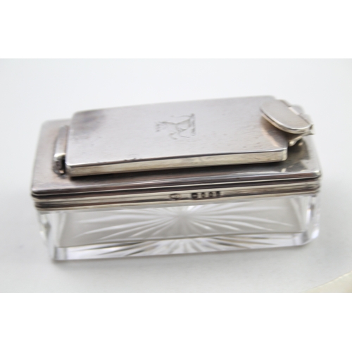 33 - 3 x .925 sterling desk accessories