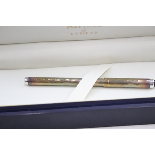 41 - ASPINAL of London .925 sterling rollerball in original box