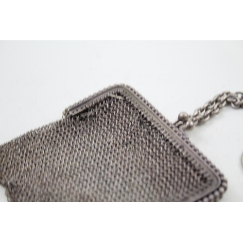 64 - .930 silver chainmail purse / bag