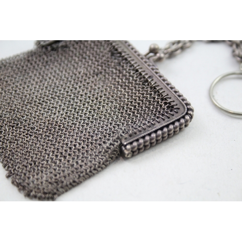 64 - .930 silver chainmail purse / bag