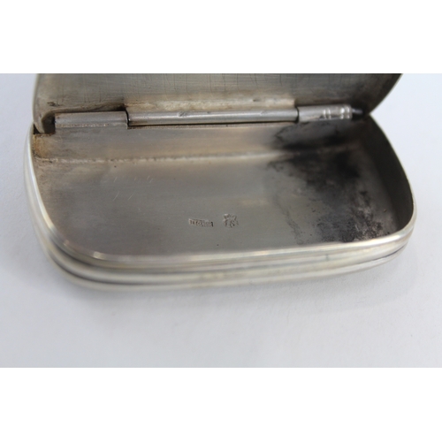 65 - .800 silver snuff box